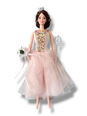 Mattel Pink Princess Doll with Silver Tiara and Wand